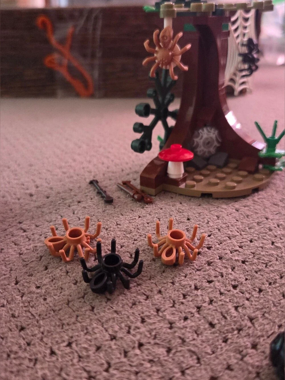 LEGO Harry Potter Aragog's Lair (75950) Minifigures, instructions manual, no box